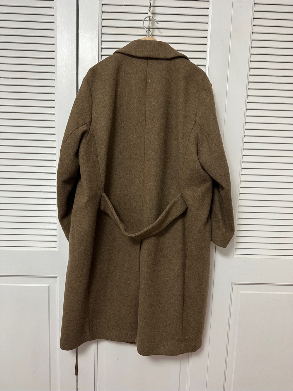 H&M Olive Brown Trench Coat - Picture 2 of 6
